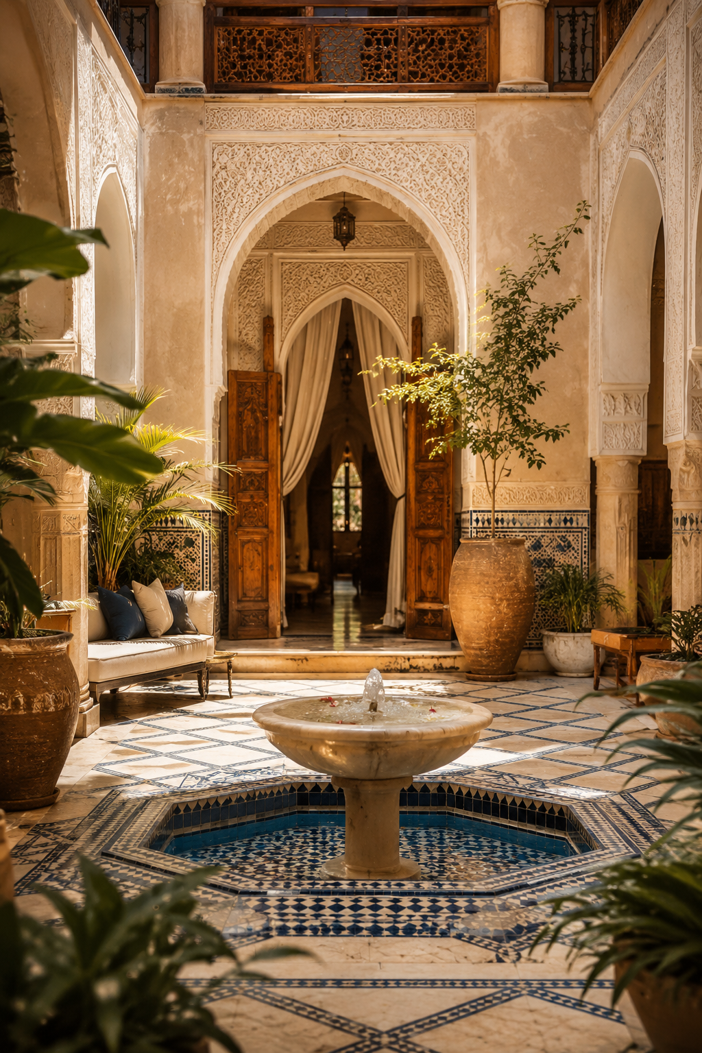 Illustrative picture for fictional Riad Palm & Patio
